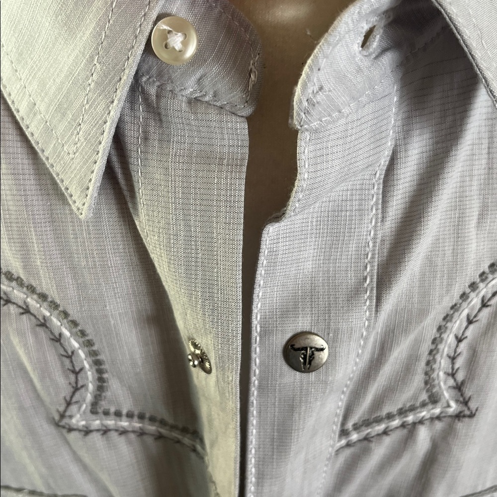 Rock 47 men’s western style shirt new - Picture 4 of 6